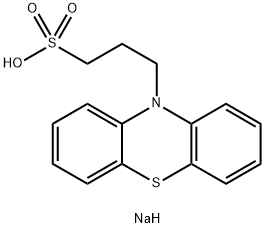 10-(3-スルホナトプロピル)-10H-フェノチアジン 化学構造式