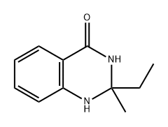 4(1H)-Quinazolinone, 2-ethyl-2,3-dihydro-2-methyl- Structure
