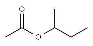 酢酸sec-ブチル 化学構造式