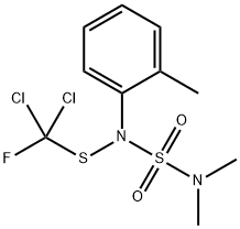 N-(Dichlorofluoromethylthio)-N',N'-dimethyl-N-o-tolylsulfamide Structure