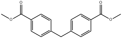 Benzoic acid, 4,4'-Methylenebis-, diMethyl ester Structure