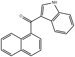3-(1-萘甲酰基)吲哚, 109555-87-5, 结构式