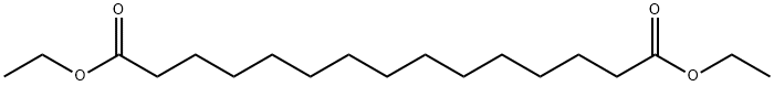 Pentadecanedioic acid diethyl ester Structure