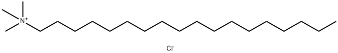 トリメチルステアリルアンモニウム クロリド 化学構造式