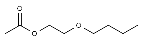 乙二醇丁醚醋酸酯, 112-07-2, 结构式