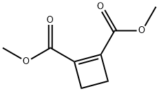 Cyclobutene-1,2-dicarboxylic acid dimethyl ester Structure
