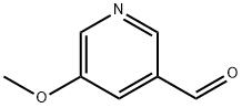 5-メトキシピリジン-3-カルボアルデヒド 化学構造式