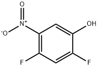 2,4-Difluoro-5-nitrophenol Structure
