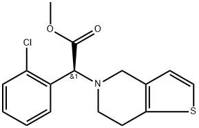 クロピドグレル 化学構造式
