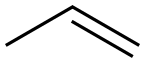 丙烯, 115-07-1, 结构式
