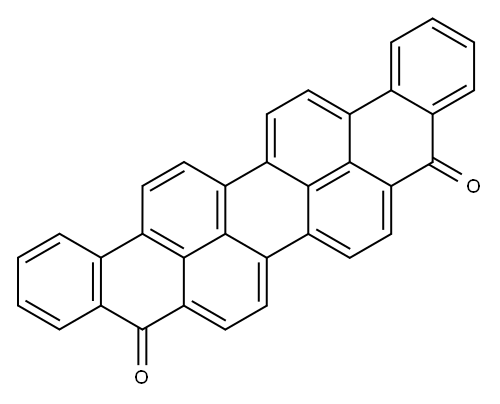 ビオラントレン-5,10-ジオン 化学構造式