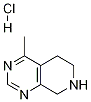5,6,7,8-四氢-4-甲基吡啶并[3,4-D]嘧啶盐酸盐, 1187830-72-3, 结构式