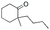 2-n-Butyl-2-methylcyclohexanone Structure