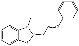 Benzenamine, N-[(3-methyl-2(3H)-benzothiazolylidene)ethylidene]- (9CI) Structure
