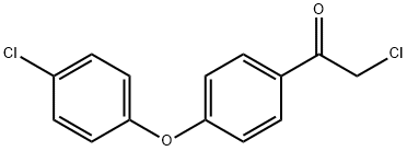 4-(4-CHLOROPHENOXY)-2 CHLORO PHENYL ETHANONE Structure
