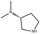(3R)-(+)-3-二甲氨基吡咯烷, 132958-72-6, 结构式