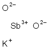 Antimony potassium oxide Structure