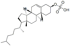 (3S,8S,9S,10R,13R,14S,17R)-10,13-dimethyl-17-[(2R)-6-methylheptan-2-yl ]-3-sulfooxy-2,3,4,7,8,9,11,12,14,15,16,17-dodecahydro-1H-cyclopenta[a ]phenanthrene Structure