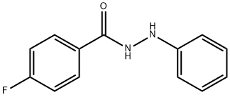 p-Fluorobenzoic acid 2-phenylhydrazide Structure