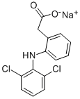 ジクロフェナクナトリウム 化学構造式