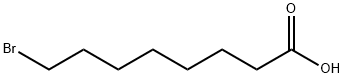 8-ブロモオクタン酸 化学構造式
