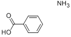 Ammonium benzoate Struktur