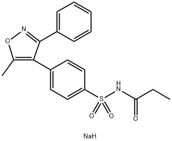 パレコキシブナトリウム 化学構造式