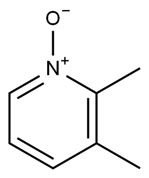 2,3-二甲基吡啶-N-氧化物 结构式