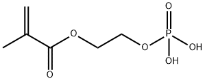りん酸2-(メタクリロイルオキシ)エチル 化学構造式