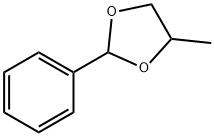 Benzaldehyde propylene glycol acetal Struktur
