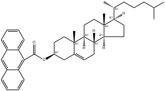 CHOLESTERYL 9-ANTHRACENECARBOXYLATE Structure