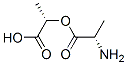 L-Alanine, 1-carboxyethyl ester, (S)- (9CI) Structure