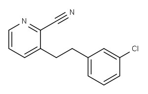 3-[2-(3-Chlorophenyl)ethyl]-2-pyridinecarbonitrile