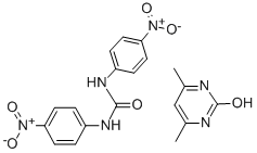 N,N'-ビス(4-ニトロフェニル)尿素·4,6-ジメチル-2(1H)-ピリミドン