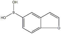 ベンゾフラン-5-ボロン酸 化学構造式