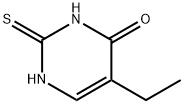 5-エチル-2-チオウラシル 化学構造式