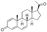 Pregna-1,4,6-triene-3,20-dione Structure