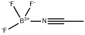 Boron trifluoride acetonitrile complex Struktur
