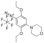 2,5-diethoxy-4-(morpholin-4-yl)benzenediazonium hexafluorophosphate Structure