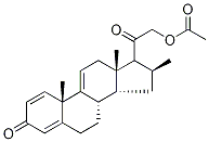 (16α)-21-(Acetyloxy)-16-methyl-pregna-1,4,9(11)-triene-3,20-dione Structure