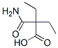2-(Aminocarbonyl)-2-ethylbutyric acid Structure