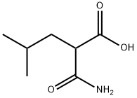 Pentanoic  acid,  2-(aminocarbonyl)-4-methyl- Structure