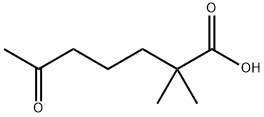 2,2-Dimethyl-6-oxoheptanoic acid Structure