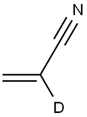 ACRYLONITRILE-2-D1 Structure