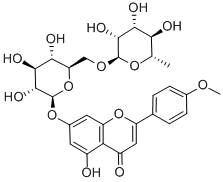 7-[[6-O-(6-Desoxy-α-L-mannopyranosyl)-β-D-glucopyranosyl]oxy]-5-hydroxy-2-(4-methoxyphenyl)-4H-benzopyran-4-on