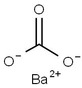 Barium carbonate Struktur