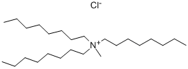 Methyl trioctyl ammonium chloride Struktur
