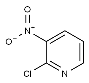 2-Chloro-3-nitropyridine Structure