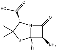 6-Aminopenicillanic acid Struktur