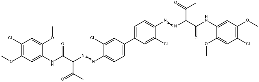 2,2'-[(3,3'-Dichlor[1,1'-biphenyl]-4,4'-diyl)bis(azo)]bis[N-(4-chlor-2,5-dimethoxyphenyl)-3-oxobutyramid]